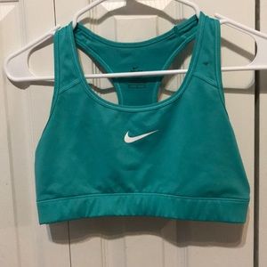 Nike teal sports bra
